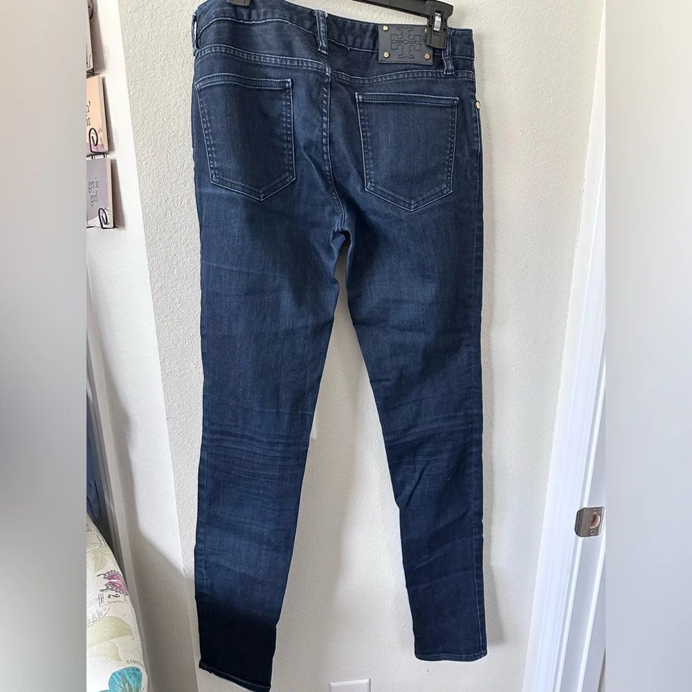 Tory Burch Blue Skinny Jean Legging - Picture 2 of 6